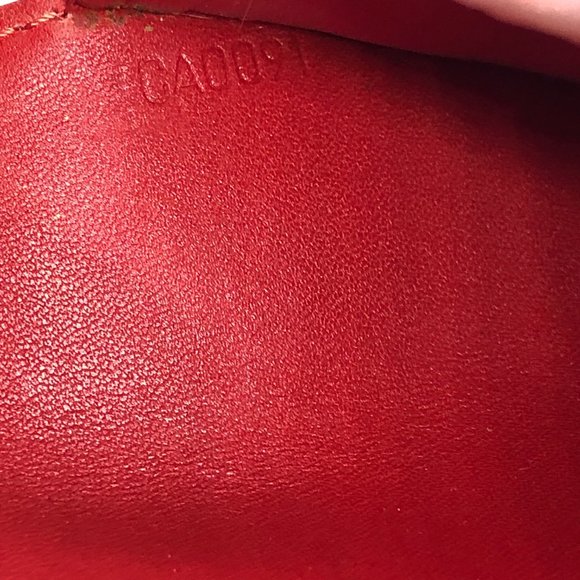 Louis Vuitton Agenda - Red Patent Leather Notebook Binder / Cover - Picture 8 of 10